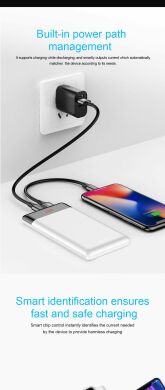 Внешний аккумулятор Baseus Mini Cu Digital Display (10000mAh) PPALL-AKU01 - Black