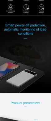 Внешний аккумулятор Baseus Mini Cu Digital Display (10000mAh) PPALL-AKU01 - Black