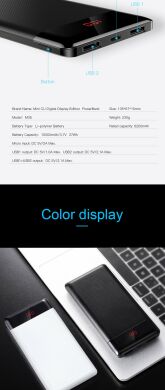 Внешний аккумулятор Baseus Mini Cu Digital Display (10000mAh) PPALL-AKU01 - Black