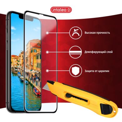 Захисне скло Intaleo Full Glue для Samsung Galaxy A22 (A225) - Black