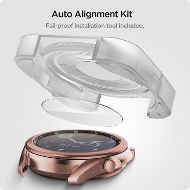 Комплект защитных стекол Spigen (SGP) Glas.tR EZ Fit для Samsung Galaxy Watch 3 (41mm)