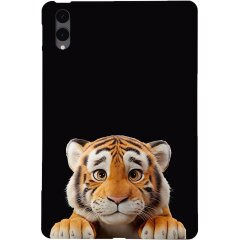 Защитный чехол Deexe Animal Series для Samsung Galaxy Tab S12 Plus - Little Tiger