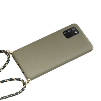 Защитный чехол Deexe Astra Case для Samsung Galaxy A02s (A025) - Army Green