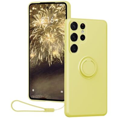 Защитный чехол Deexe Color Shell для Samsung Galaxy S25 Ultra (S938) - Yellow