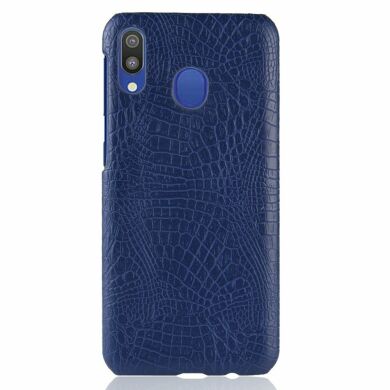 Захисний чохол Deexe Croco Style для Samsung Galaxy A30 (A305) / A20 (A205), Dark Blue