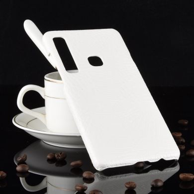 Защитный чехол Deexe Croco Style для Samsung Galaxy A9 2018 (A920) - White
