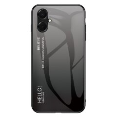 Защитный чехол Deexe Gradient Color для Samsung Galaxy A07 (A075) - Black / Grey
