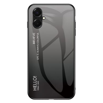 Защитный чехол Deexe Gradient Color для Samsung Galaxy A07 (A075) - Black / Grey