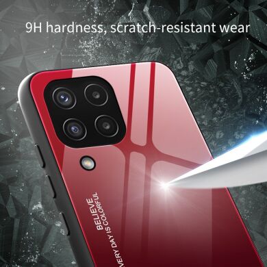 Защитный чехол Deexe Gradient Color для Samsung Galaxy M32 (M325) - Red / Black