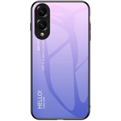 Защитный чехол Deexe Gradient Color для Samsung Galaxy S25 Edge (S937) - Pink / Purple