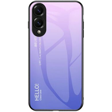 Защитный чехол Deexe Gradient Color для Samsung Galaxy S25 Edge (S937) - Pink / Purple