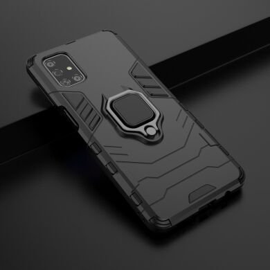 Защитный чехол Deexe Hybrid Case для Samsung Galaxy M51 (M515) - Black