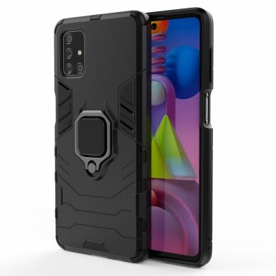 Захисний чохол Deexe Hybrid Case для Samsung Galaxy M51 (M515) - Black