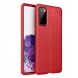 Захисний чохол Deexe Leather Cover для Samsung Galaxy S20 FE (G780) - Red