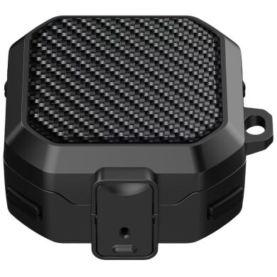 Защитный чехол Deexe Lock Design для Samsung Galaxy Buds 4 / Buds 4 Pro - Black