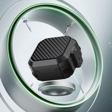 Защитный чехол Deexe Lock Design для Samsung Galaxy Buds 4 / Buds 4 Pro - Black