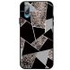 Захисний чохол Deexe Marble Series для Samsung Galaxy A02 (A022) - Glitter Powder / Black