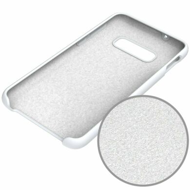 Захисний чохол Deexe Silicone Case для Samsung Galaxy S10 (G973), White