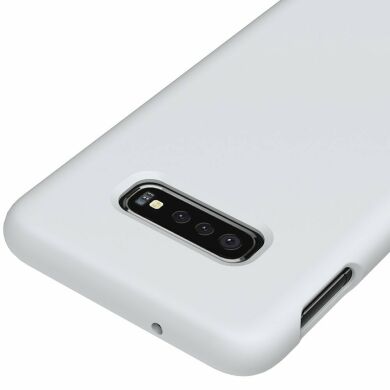 Захисний чохол Deexe Silicone Case для Samsung Galaxy S10 (G973), White