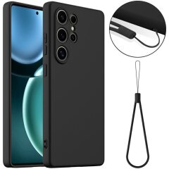 Захисний чохол Deexe Silicone Case with MagSafe для Samsung Galaxy S25 Ultra (S938) - Black
