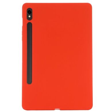 Захисний чохол Deexe Silicone Shell для Samsung Galaxy Tab S9 / S9 FE (X710/716/510) - Red