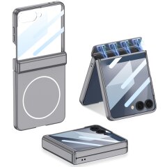 Захисний чохол GKK Magnetic Shell для Samsung Galaxy Flip 7 - Grey