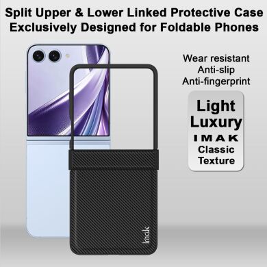 Захисний чохол IMAK Ruiyi Series (FF) для Samsung Galaxy Flip 8 - Carbon Fiber
