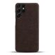 Защитный чехол KSQ Cloth Style для Galaxy S22 Ultra - Brown. Фото 3 из 6