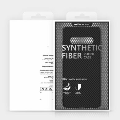 Защитный чехол NILLKIN Synthetic Fiber для Samsung Galaxy S10 Plus (G975) - Black