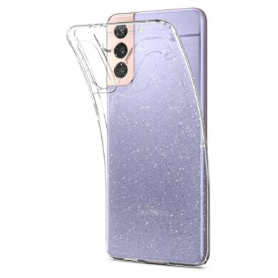 Защитный чехол Spigen (SGP) Liquid Crystal Glitter для Samsung Galaxy S21 (G991) - Crystal Quartz