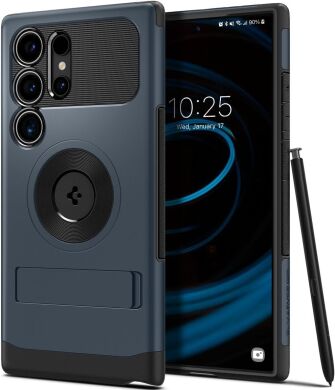 Защитный чехол Spigen Slim Armor (MagFit) для Samsung Galaxy S24 Ultra (S928) ACS07188 - Metal Slate
