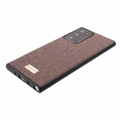 Захисний чохол SULADA Glitter Leather для Samsung Galaxy Note 20 Ultra (N985) - Rose Gold