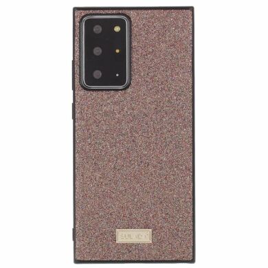 Захисний чохол SULADA Glitter Leather для Samsung Galaxy Note 20 Ultra (N985) - Rose Gold