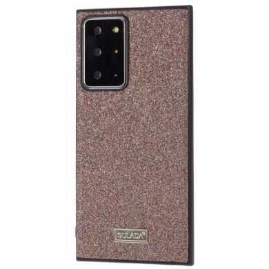 Захисний чохол SULADA Glitter Leather для Samsung Galaxy Note 20 Ultra (N985) - Rose Gold