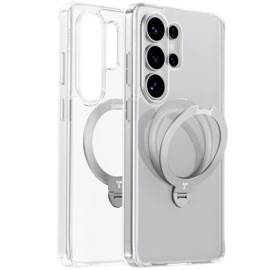 Защитный чехол TORRAS Ostand Q3 Spin (with MagSafe) для Samsung Galaxy S26 Ultra - Transparent