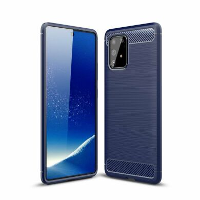 Захисний чохол UniCase Carbon для Samsung Galaxy S10 Lite (G770) - Blue