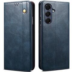 Защитный чехол UniCase Leather Wallet для Samsung Galaxy A57 (A576) - Blue