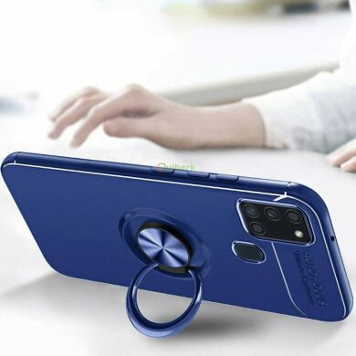Защитный чехол UniCase Magnetic Ring для Samsung Galaxy A21s (A217) - Blue
