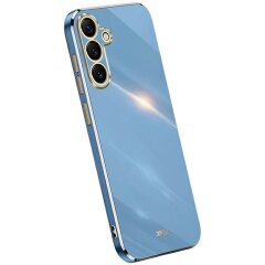 Защитный чехол XINLI Porcelain Design для Samsung Galaxy S25 FE (S731) - Blue