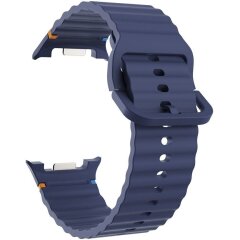 Ремешок KALEBOL Silicone Strap для Samsung Galaxy Watch 8 (40/44mm) / 8 Classic - Midnight Blue