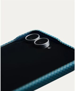 Ультратонкий чохол Pitaka Edge Case California Dream (FF) для Samsung Galaxy Flip 8 (FSFLIP8) - Cyan / Orange