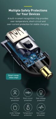 Автомобильное зарядное устройство Baseus Share Together PPS Fast Charging 2USB + 2Type-C (120W) CCBT-A0G - Grey