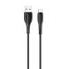 Кабель USAMS US-SJ373 U-38 MicroUSB (2A, 1m) - Black. Фото 1 из 14