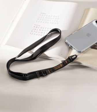 Ремінець для смартфона Ringke Shoulder Slim Strap (8800328818606) - Black