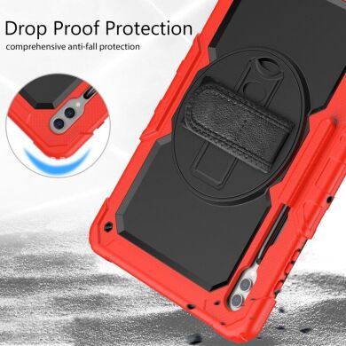 Защитный чехол Deexe Shockproof Case для Samsung Galaxy Tab S9 Ultra (X910/916) - Red
