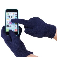 Перчатки iGlove для емкостных экранов - Navy