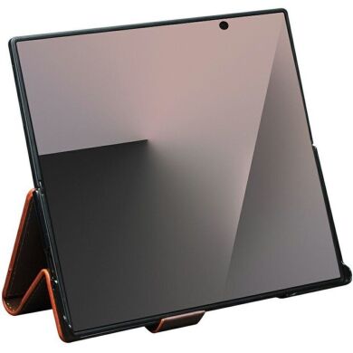 Кожаный чехол QIALINO Wallet Case (FF) для Samsung Galaxy Fold 8 Ultra - Brown
