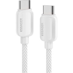 Кабель ESSAGER Breeze Type-C to Type-C (100W, 2m) EXCTT1-WLA02-P - White