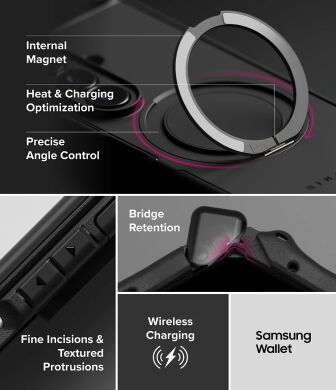 Защитный чехол Ringke Alles Magnetic для Samsung Galaxy Fold 8 Ultra (8800380460492) - Black
