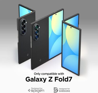 Захисний чохол Spigen (SGP) AirSkin Aramid для Samsung Galaxy Fold 7 (ACS09555) - Black